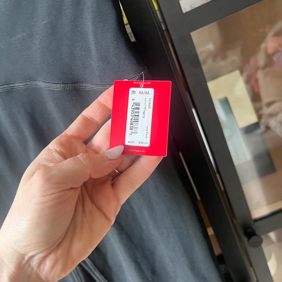 NWT SPANX booty boost 7/8 leggings high rise waisted SPANXshape very black - Picture 4 of 6